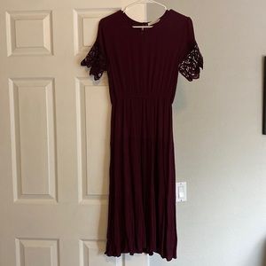 Lake Flower midi dress, medium